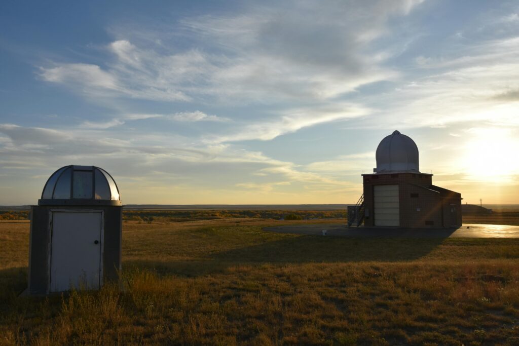 pexels-photo-27818780-27818780 Sunset view of a weather observatory in rural Glasgow, Montana, USA.